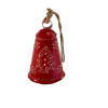 RED NORDIC BELL ORN MED