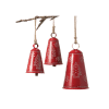 RED NORDIC BELL ORN MED - Imagen 3